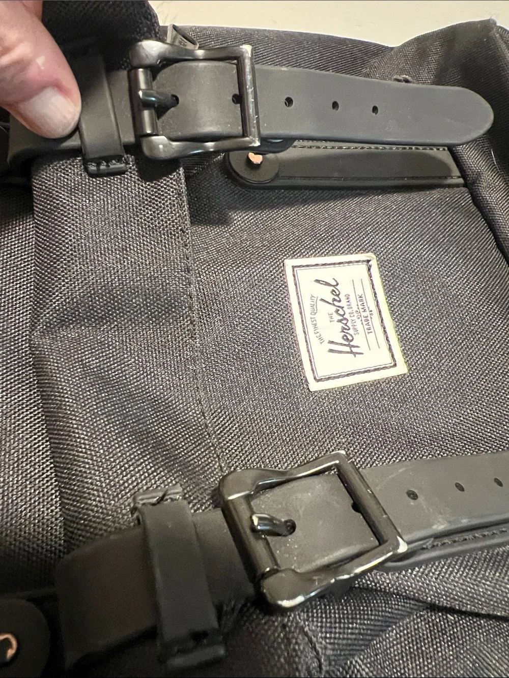 Herschel supply co little America black backpack laptop travel bag